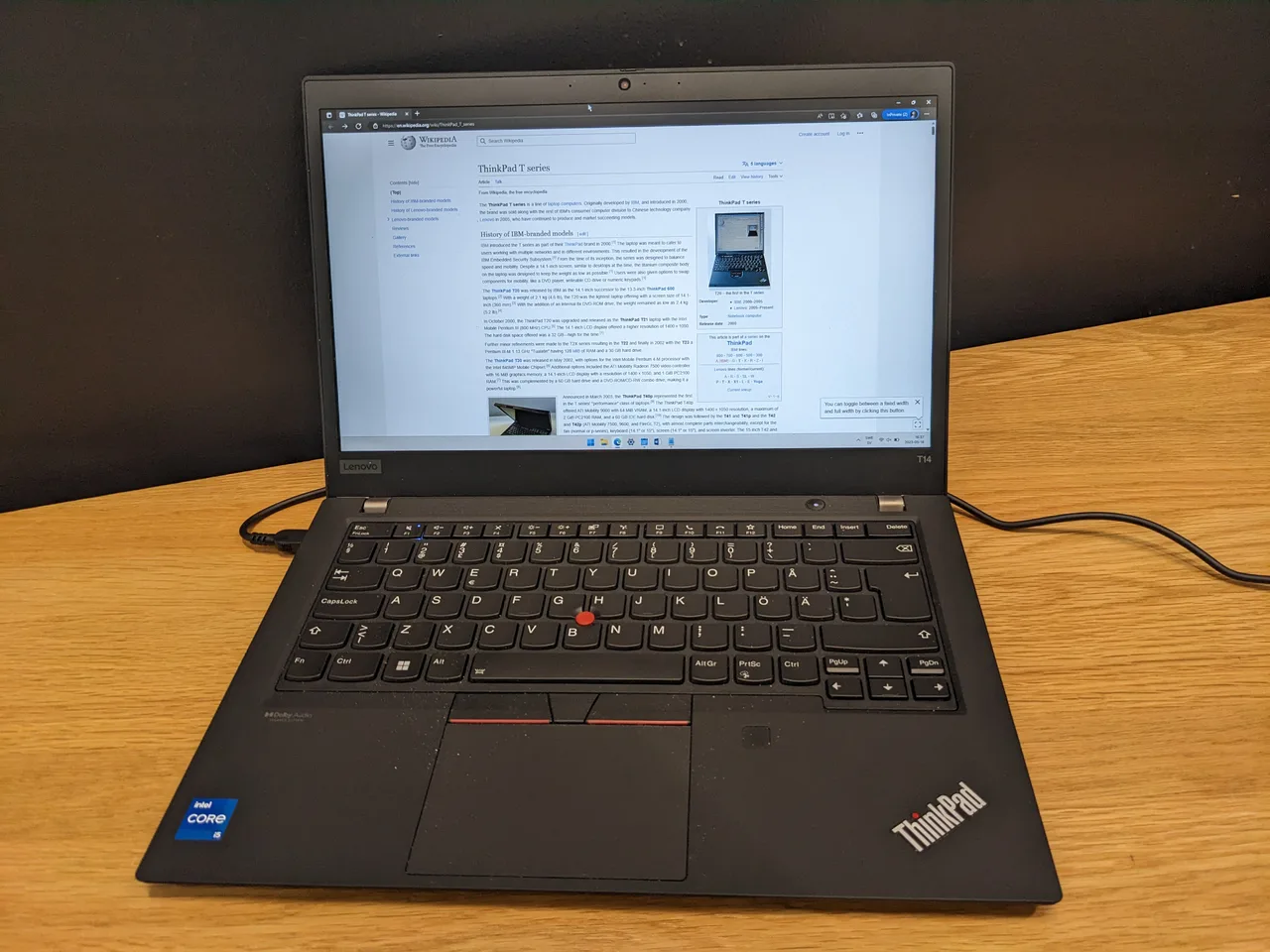 Lenovo ThinkPad L14 Gen 1 (Intel)